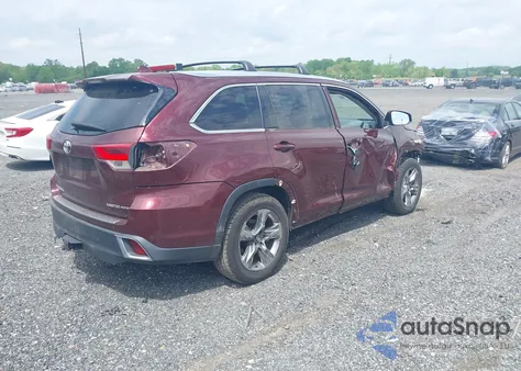 2018 Toyota Highlander Limited Platinum z USA, uszkodzony, nr VIN 5TDDZRFH0JS882603
